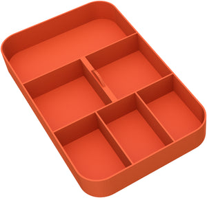 Feldherr paint racks + token trays for 4l Really Useful Boxes - 56 Citadel paint pots (12 ml / 18 ml / 24 ml) + game material