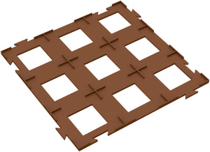 Feldherr terrain tile grid for Carcassonne - interlocking