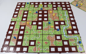 Feldherr terrain tile grid for Carcassonne - interlocking