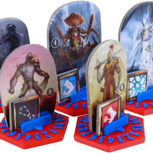 10 pcs. value pack Feldherr Dial Bases for Gloomhaven + Frosthaven + Gloomhaven: Jaws of the Lion multicolor