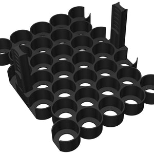 Feldherr Paint Rack for color bottles - 32 compartments