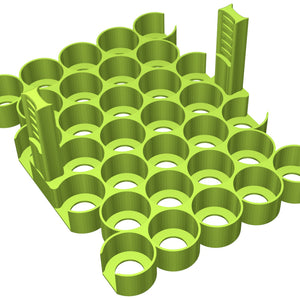 Feldherr Paint Rack for color bottles - 32 compartments