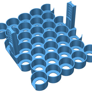 Feldherr Paint Rack for color bottles - 32 compartments