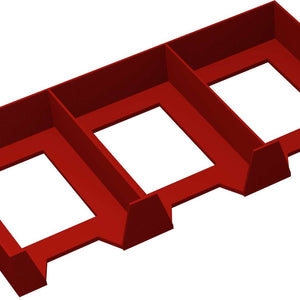 Feldherr Card Holder for game cards in Mini European Board Game Size - 120 cards - 3 compartments