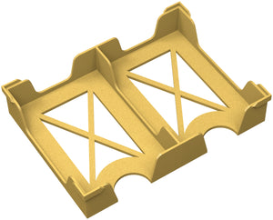 Feldherr card holder for game cards in 50 x 75 mm format - 120 cards - 2 compartments