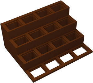 Feldherr figure pedestal for rectangular bases - 32 mm x 24 mm