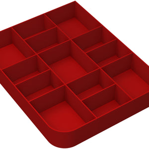 Feldherr Quarter-Size token tray for game material - 13 compartments