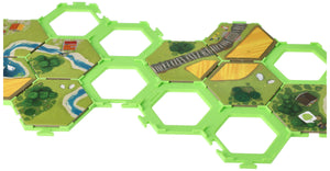 7 szt. wartościowy zestaw uchwytów na płytki Feldherr Hex do Dorfromantik: The Board Game