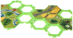 7 szt. wartościowy zestaw uchwytów na płytki Feldherr Hex do Dorfromantik: The Board Game