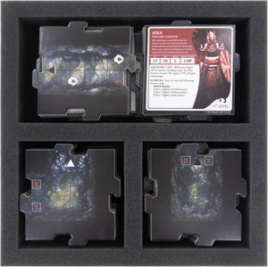 Feldherr foam set for Waterdeep: Dungeon of the Mad Mage - board game box + Insert for Tiles