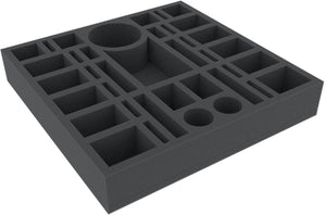 ABMESU050BO 300 mm x 300 mm x 50 mm foam tray for board games - 38 compartments