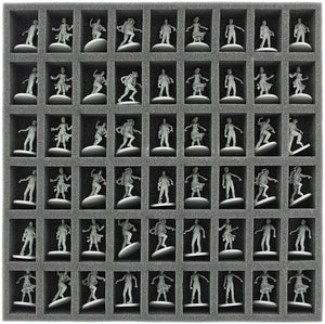 Zestaw wartości tacki na pianę do gry Zombicide Season 1 Core Game Box