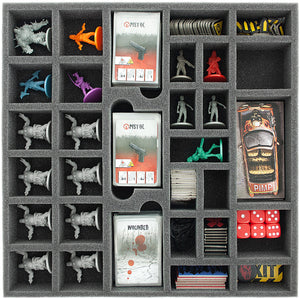 Zestaw wartości tacki na pianę do gry Zombicide Season 1 Core Game Box