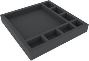 AGJE040BO 40 mm foam tray with 8 compartments for Arcadia Quset - Tiles