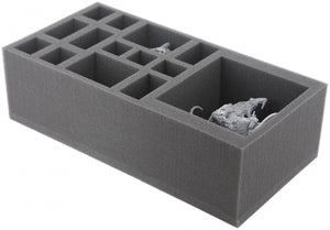 AU085ZC20 85 mm foam tray for Zombicide Black Plague Abominarat and Abominalpha