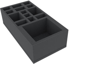 AUFE085BO 295 mm x 147,5 mm x 85 mm foam tray for board game boxes