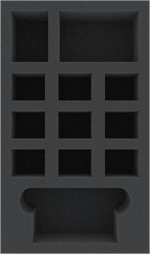 BBGS055BO 238 mm x 140 mm x 55 mm foam tray for board game boxes