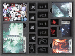 Feldherr foam tray set for Warhammer Quest: Blackstone Fortress board game box