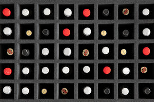 CP060A001 500 mm x 500 mm x 60 mm Feldherr foam tray for 100 small bottles