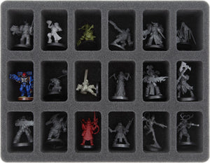 Feldherr foam set for Citadel Skirmish Figure Case - 36 Miniatures