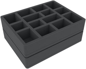 Feldherr foam set for Citadel Skirmish Figure Case - 28 Miniatures