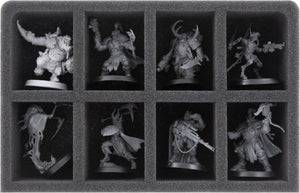 Feldherr foam set for Citadel Skirmish Figure Case - 22 Miniatures + game materials
