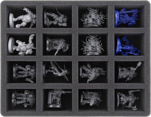 Feldherr foam set for Citadel Battle Figure Case - 64 Miniatures