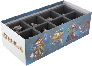 Feldherr foam set for Clash of Rage: Heroes Expansion Pack - board game box
