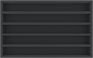 DS050A003 Foam inlay 00 Gauge - horizontal - 5 slots for model railway locomotives, wagons and vehicles