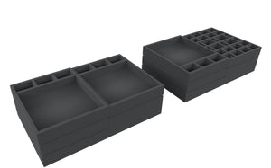 Feldherr Storage Box Set with 1x DSLB310 + 1x FSLB310 + 2x FSLB150 for Massive Darkness 2: Hellscape - Kickstarter Gameplay All-In Pledge