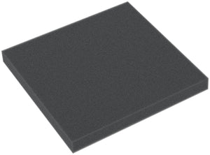 DXBA010 100 mm x 100 mm x 10 mm foam base / foam topper