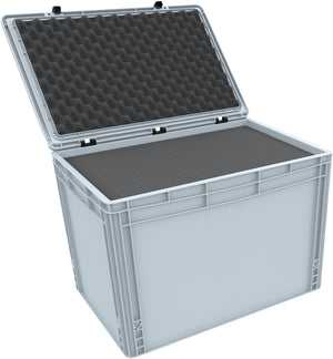 ED 64/42 HG Eurocontainer Case / Euro Box 600 x 400 x 435 mm inclusive pick and pluck foam