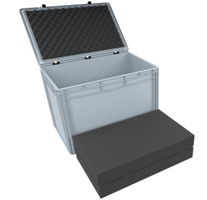 ED 64/42 HG Eurocontainer Case / Euro Box 600 x 400 x 435 mm inclusive pick and pluck foam