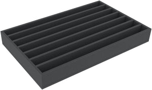 EU065A001 Feldherr foam insert for model railway - H0 scale - 7 compartments - for upright storage
