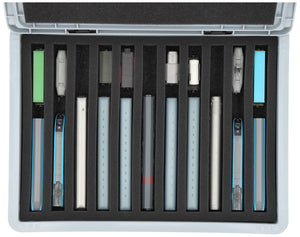 Feldherr Eurobox 40 x 30 cm Set for model railway - N scale - 11 compartments - foam insert for upright storage