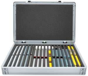 Feldherr Eurobox 60 x 40 cm Set for model railway - N scale - 18 compartments - foam insert for upright storage