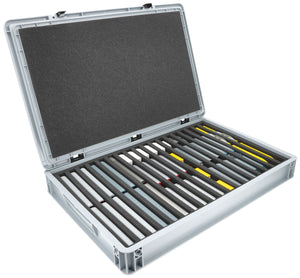 Feldherr Eurobox 60 x 40 cm Set for model railway - N scale - 18 compartments - foam insert for upright storage