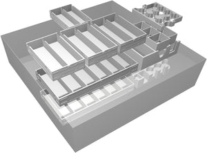 Feldherr Organizer Insert for The Quacks of Quedlinburg + The Herb Witches - core game box