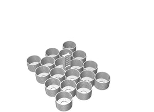 Feldherr Paint Rack for Citadel paint pots (18 ml / 24 ml) - 18 compartments