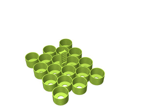 Feldherr Paint Rack for Citadel paint pots (18 ml / 24 ml) - 18 compartments