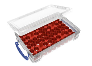 Feldherr paint rack set for 4L Really Useful Boxes - 56 Citadel Paint Pots (18ml / 24ml)