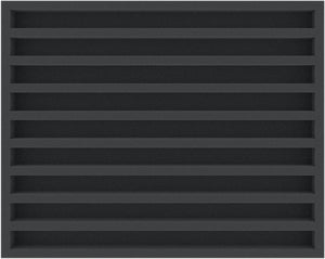 FS030A002 Foam inlay Z Gauge - horizontal - 9 slots for model railway locomotives, wagons and vehicles