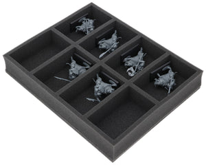 FS055A010 Feldherr foam tray for Orc & Goblin Tribes - 8 compartments