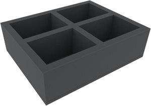 FS100A004 Feldherr foam tray for Dungeons and Dragons - 4 miniatures