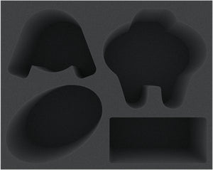 FS130A001 Feldherr foam tray for Chaos Knights: 1 big knight + 1 War Dog