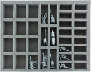 FSBR040BO Taca piankowa Full-Size 40 mm z 34 przedziałami