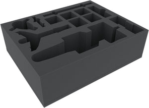 FSKC100BObase 100 mm full-size foam tray for Star Wars X-WING C-ROC Cruiser, Hound's Tooth, JumpMaster 5000 and Slave 1