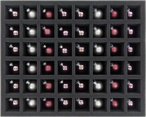 Feldherr Storage Box FSLB055 for 48 Christmas baubles diameter 30 mm