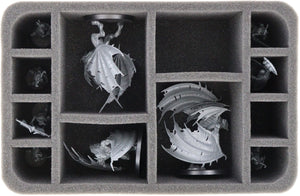 Feldherr Storage Box FSLB150 for Warhammer Quest: Cursed City - Nemesis - expansion + 25 additional miniatures