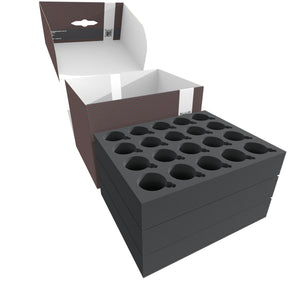 Feldherr Storage Box FSLB250 for 80 Christmas baubles diameter 50 mm